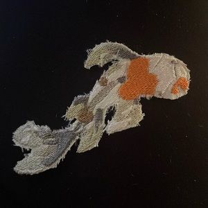 Koi Fish Iron On Patch